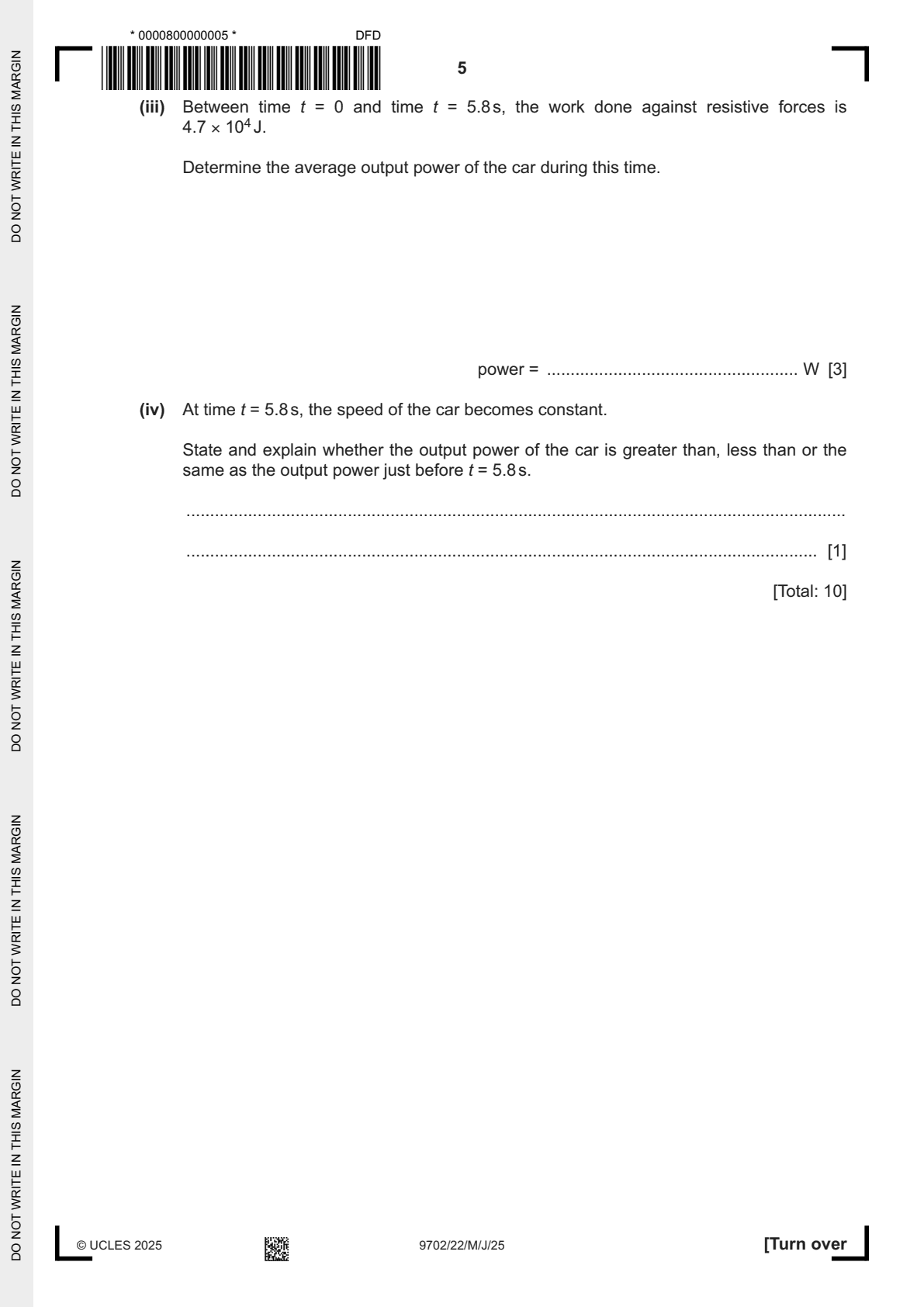 9702 / 22 question 1, page 2 of 2