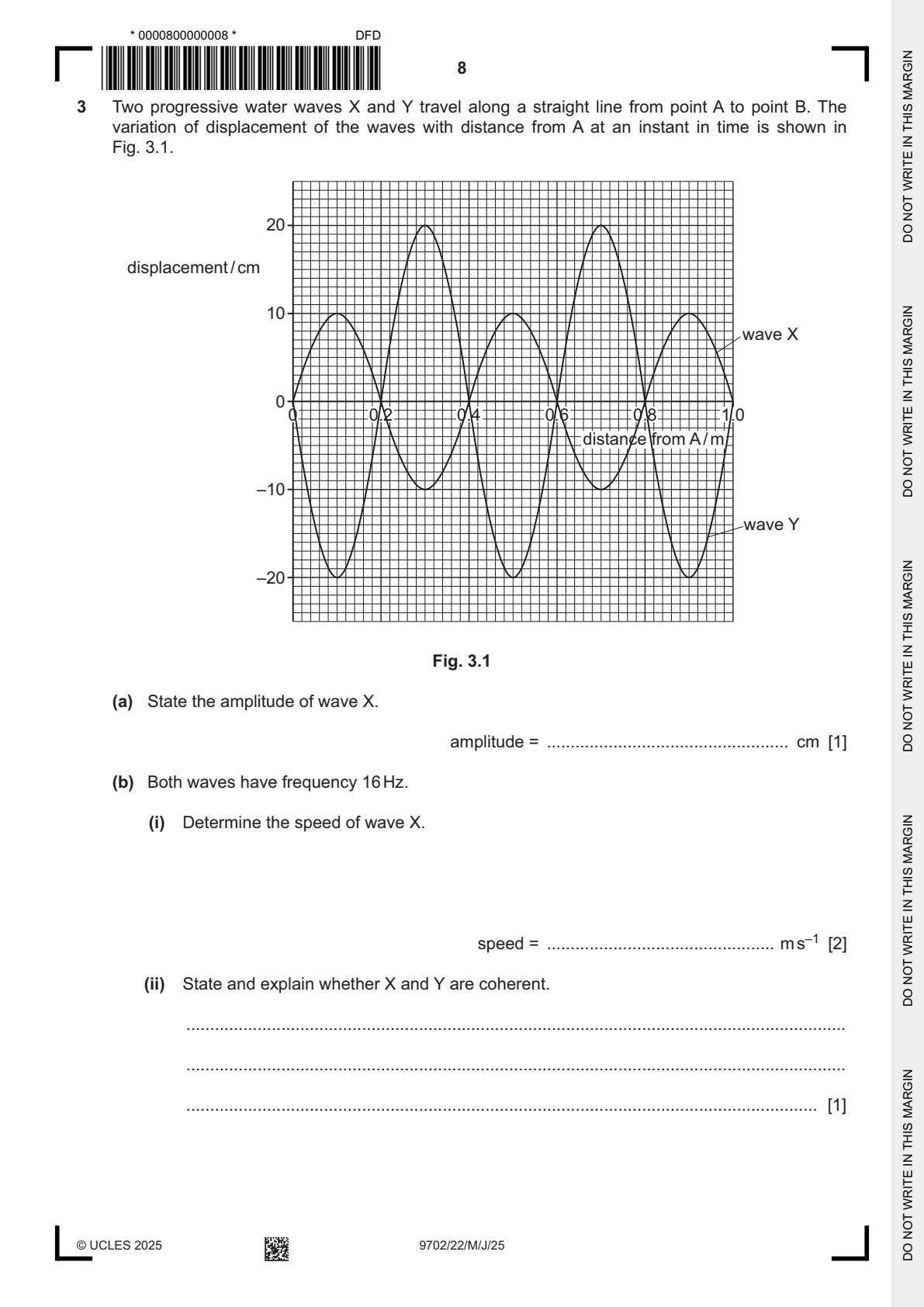 9702 / 22 question 3, page 1 of 2
