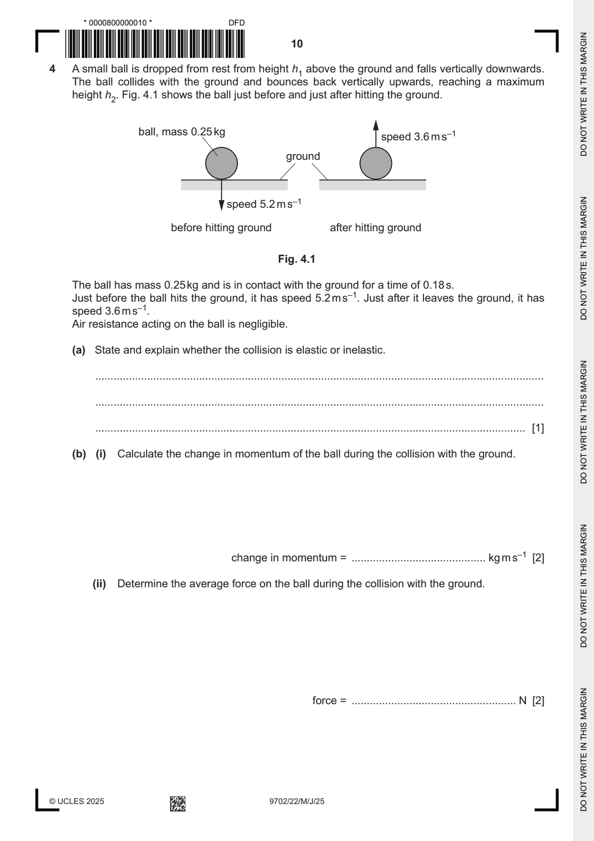 9702 / 22 question 4, page 1 of 2