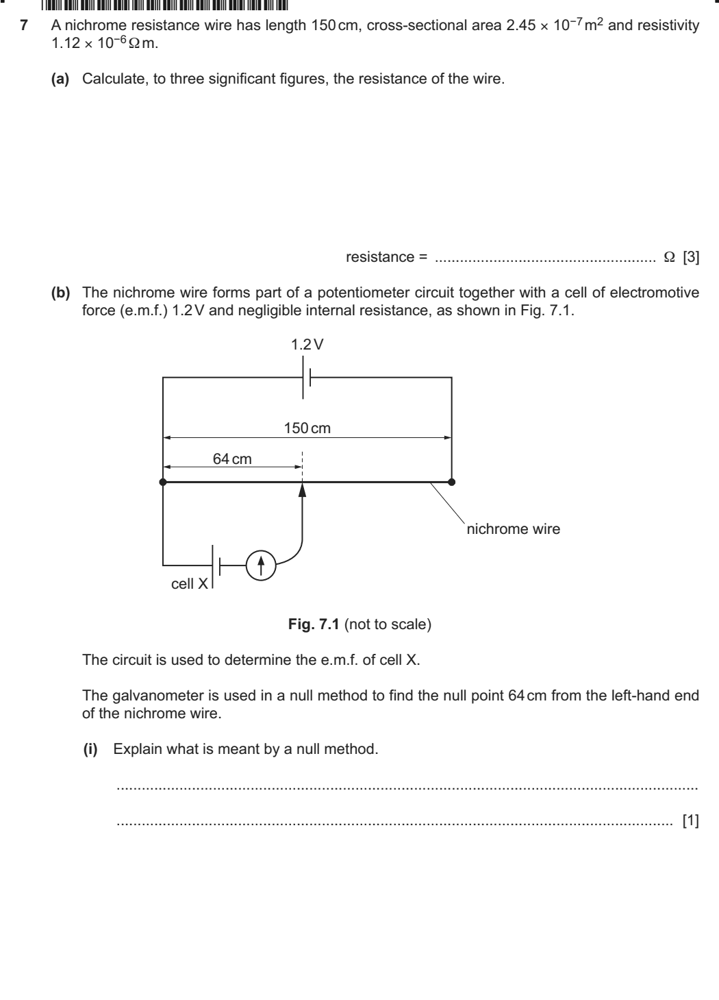 9702 / 23 question 7, page 1 of 2