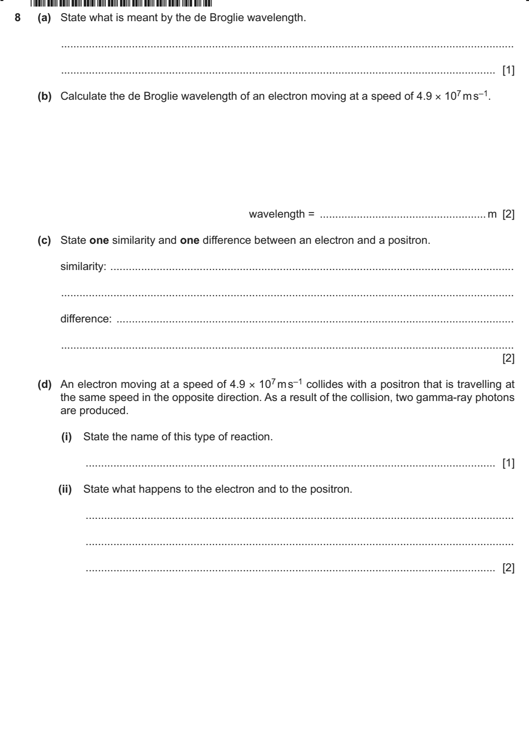 9702 / 41 question 8, page 1 of 2