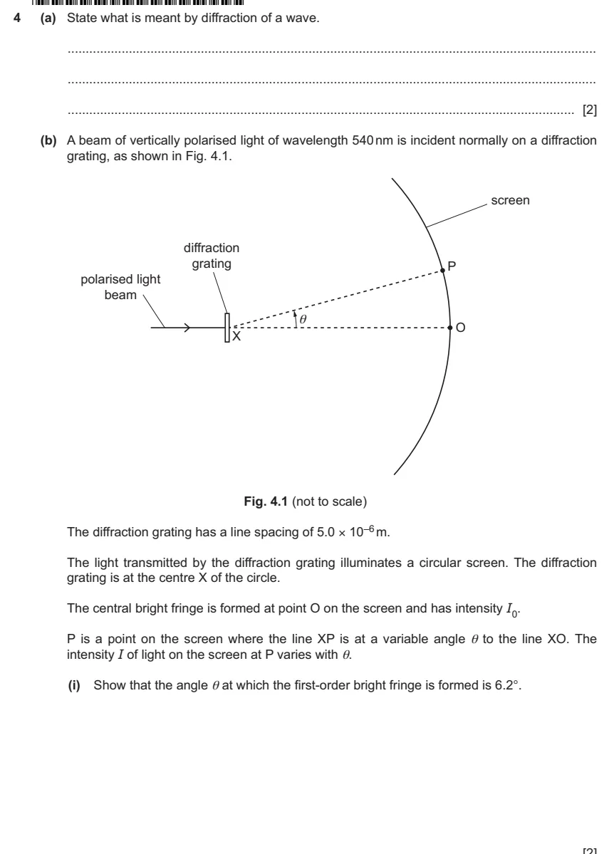 9702 / 23 question 4, page 1 of 2