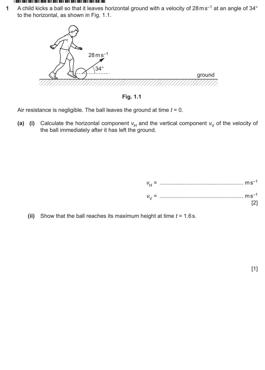 9702 / 24 question 1, page 1 of 2