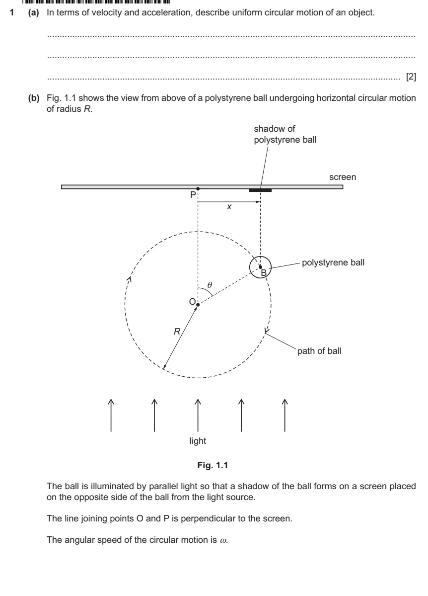 9702 / 41 question 1, page 1 of 3