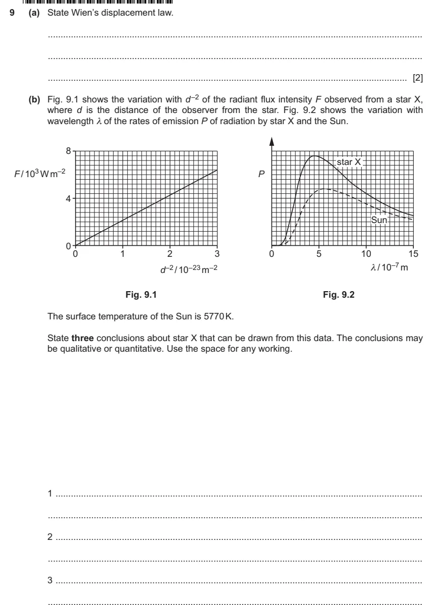 9702 / 41 question 9, page 1 of 2