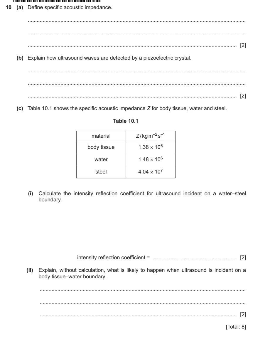 9702 / 41 question 10, page 1 of 3