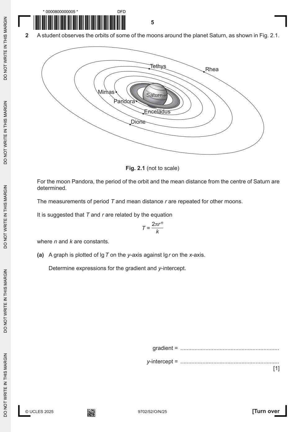 9702 / 52 question 2, page 1 of 4