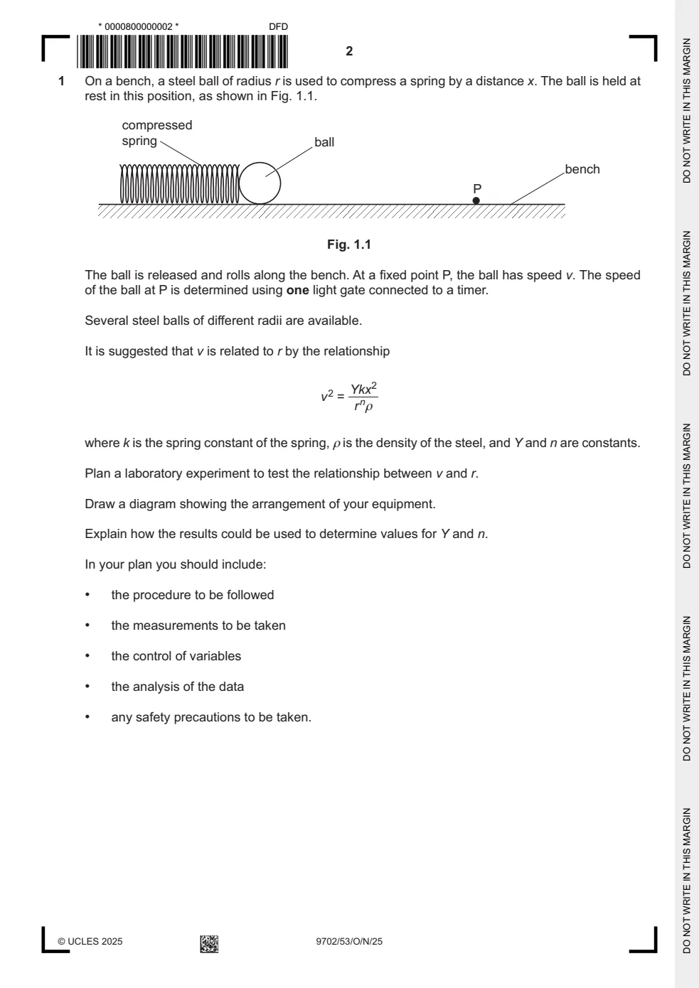 9702 / 53 question 1, page 1 of 3